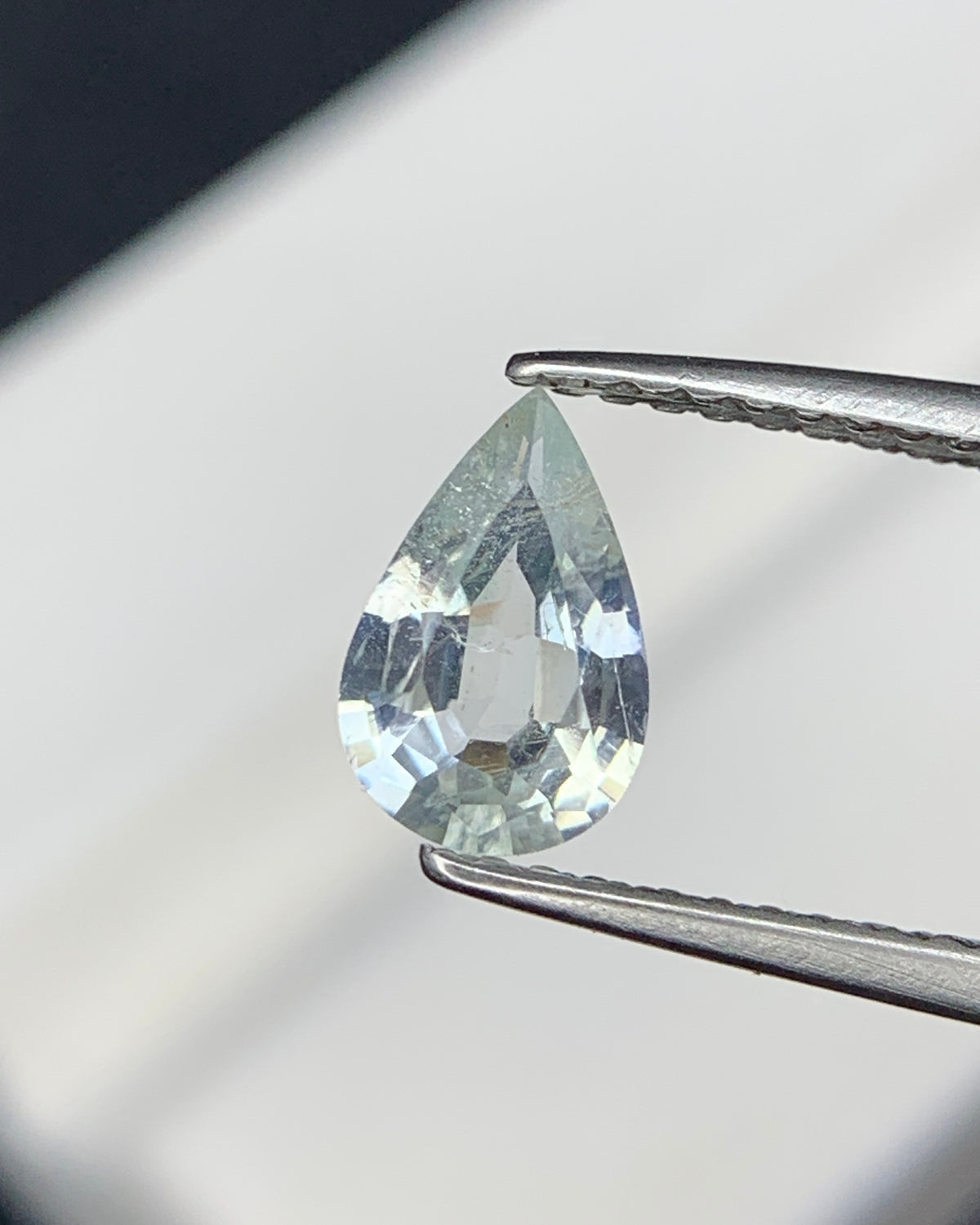 Natural Rare Jeremejevite 0.64 Carat 7.7x5 MM Pear Shape Faceted Gemstone 