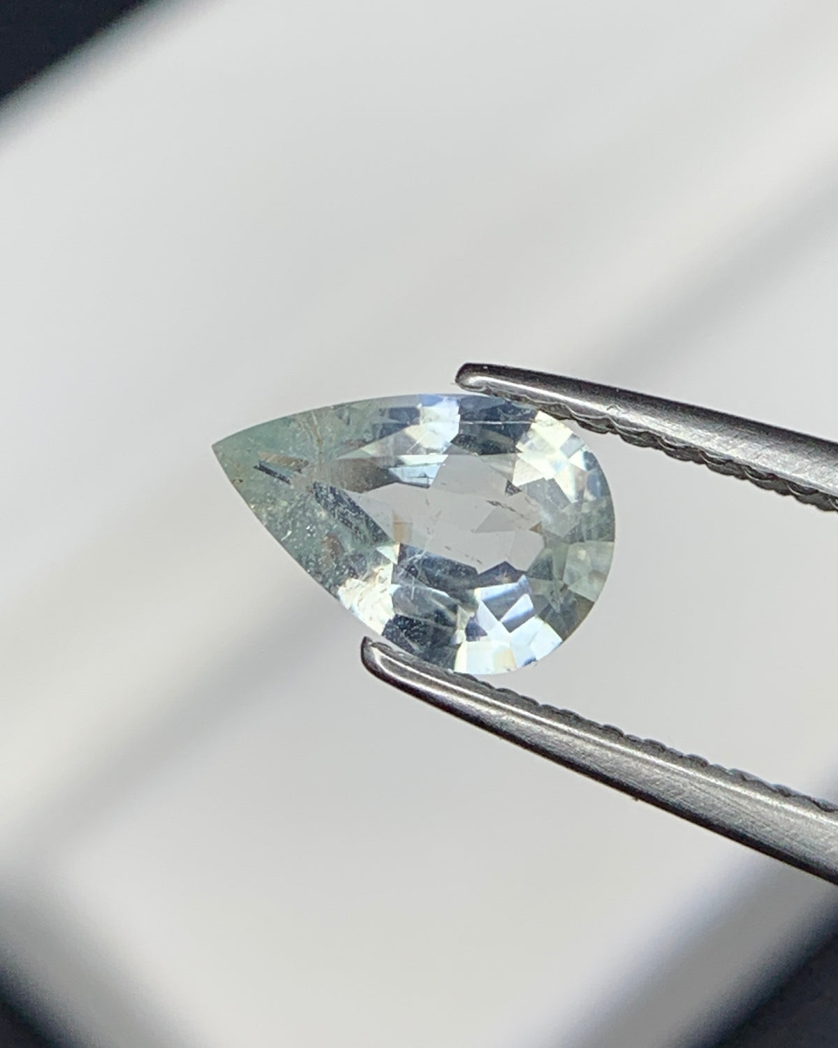 Natural Rare Jeremejevite 0.64 Carat 7.7x5 MM Pear Shape Faceted Gemstone 