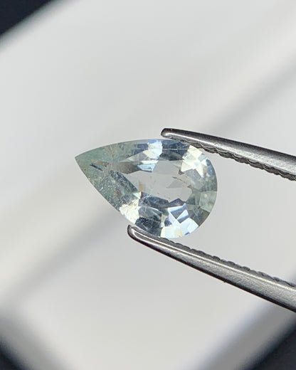 Natural Rare Jeremejevite 0.64 Carat 7.7x5 MM Pear Shape Faceted Gemstone 