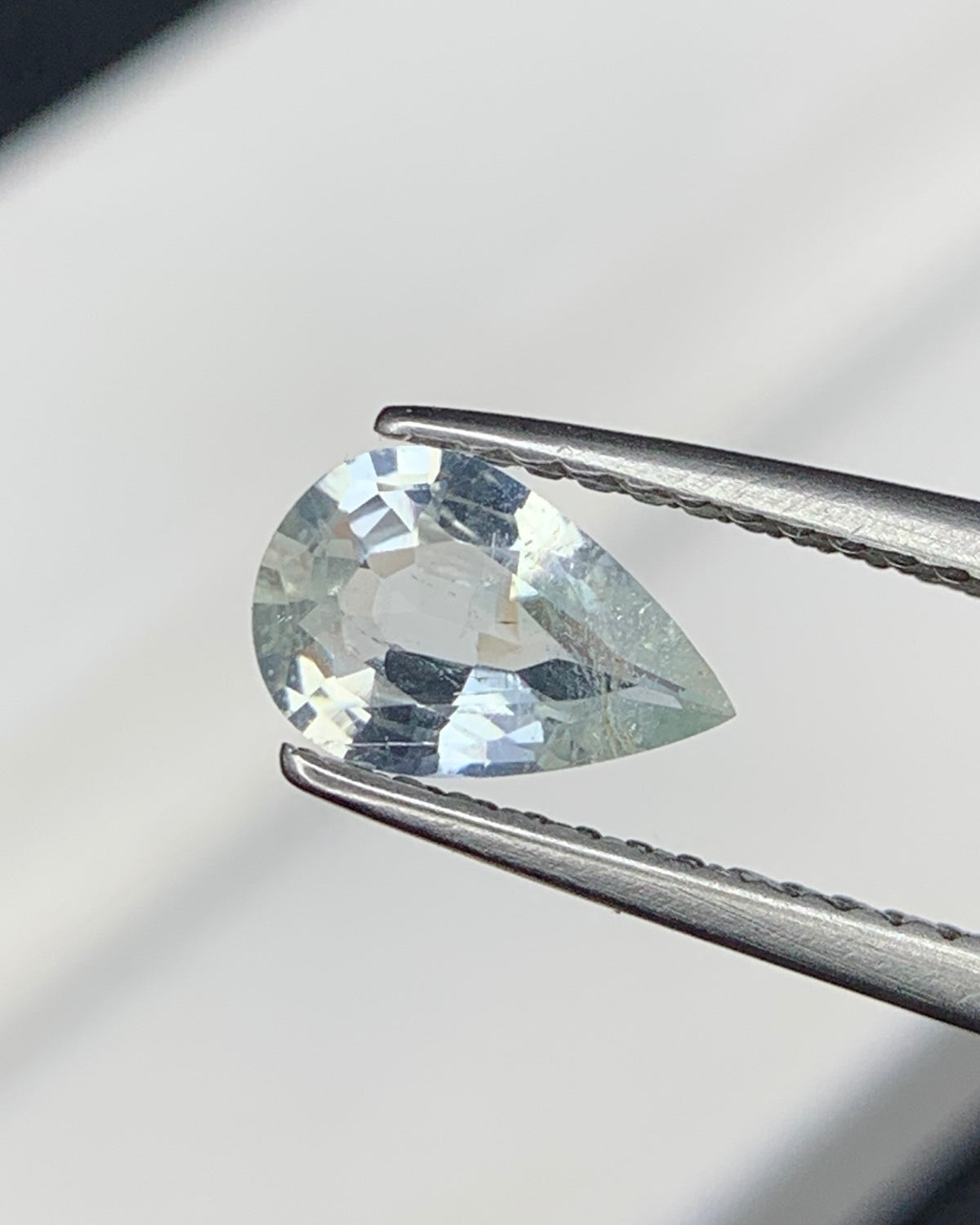 Natural Rare Jeremejevite 0.64 Carat 7.7x5 MM Pear Shape Faceted Gemstone 