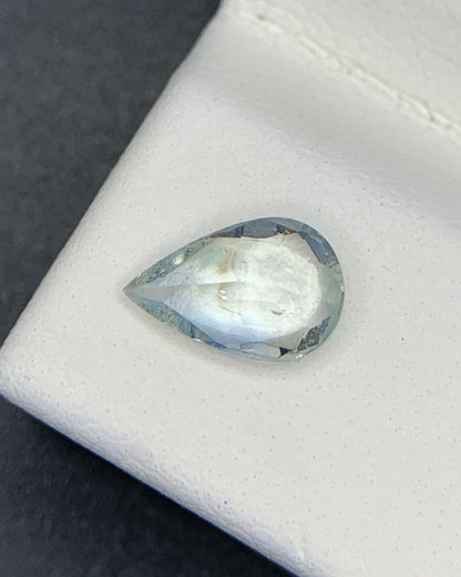 Natural Rare Jeremejevite 0.64 Carat 7.7x5 MM Pear Shape Faceted Gemstone 