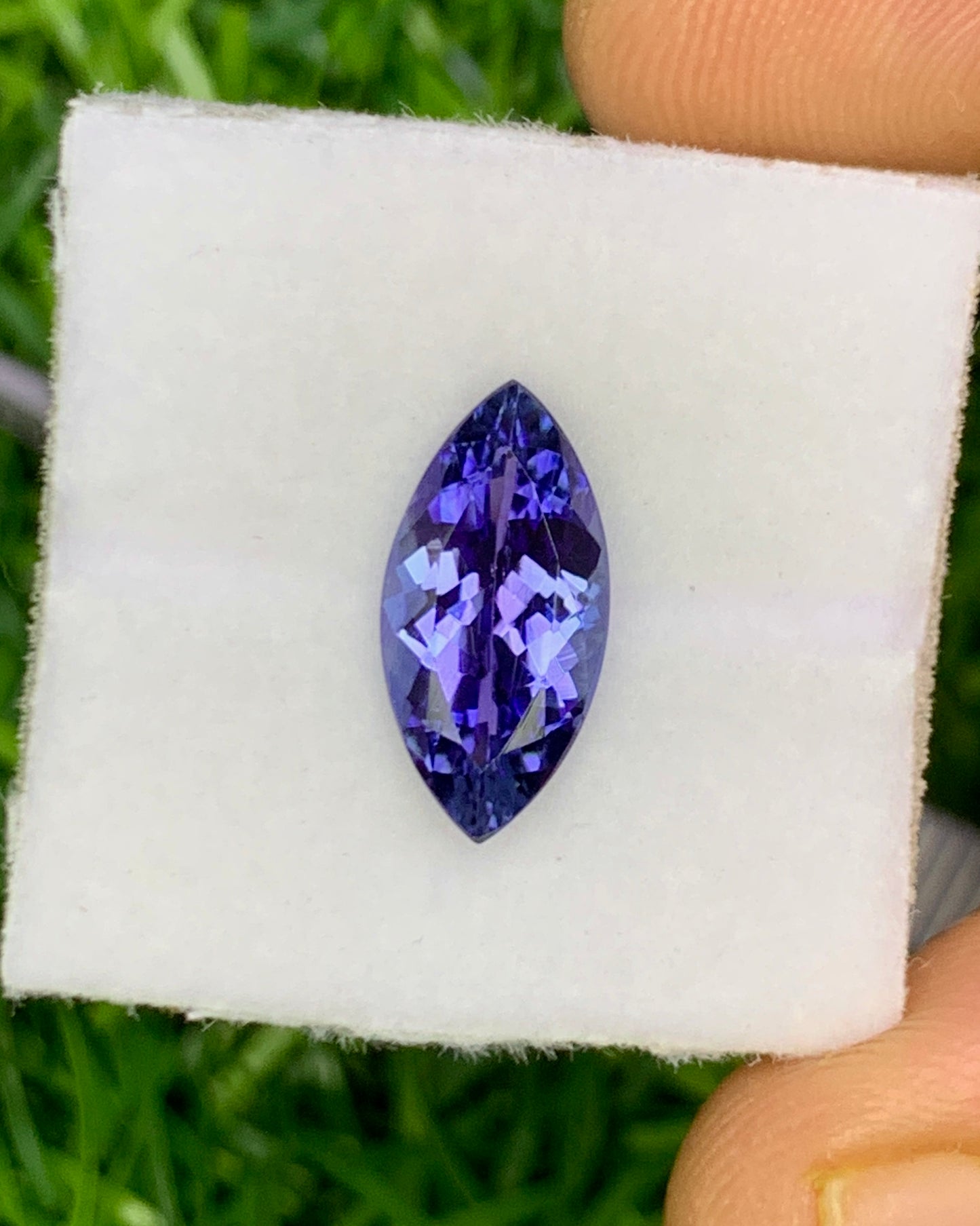 Natural Flawless Bi Color Tanzanite 2.20 Carat 13.1x6.4 MM Marquise Shape Faceted Gemstone