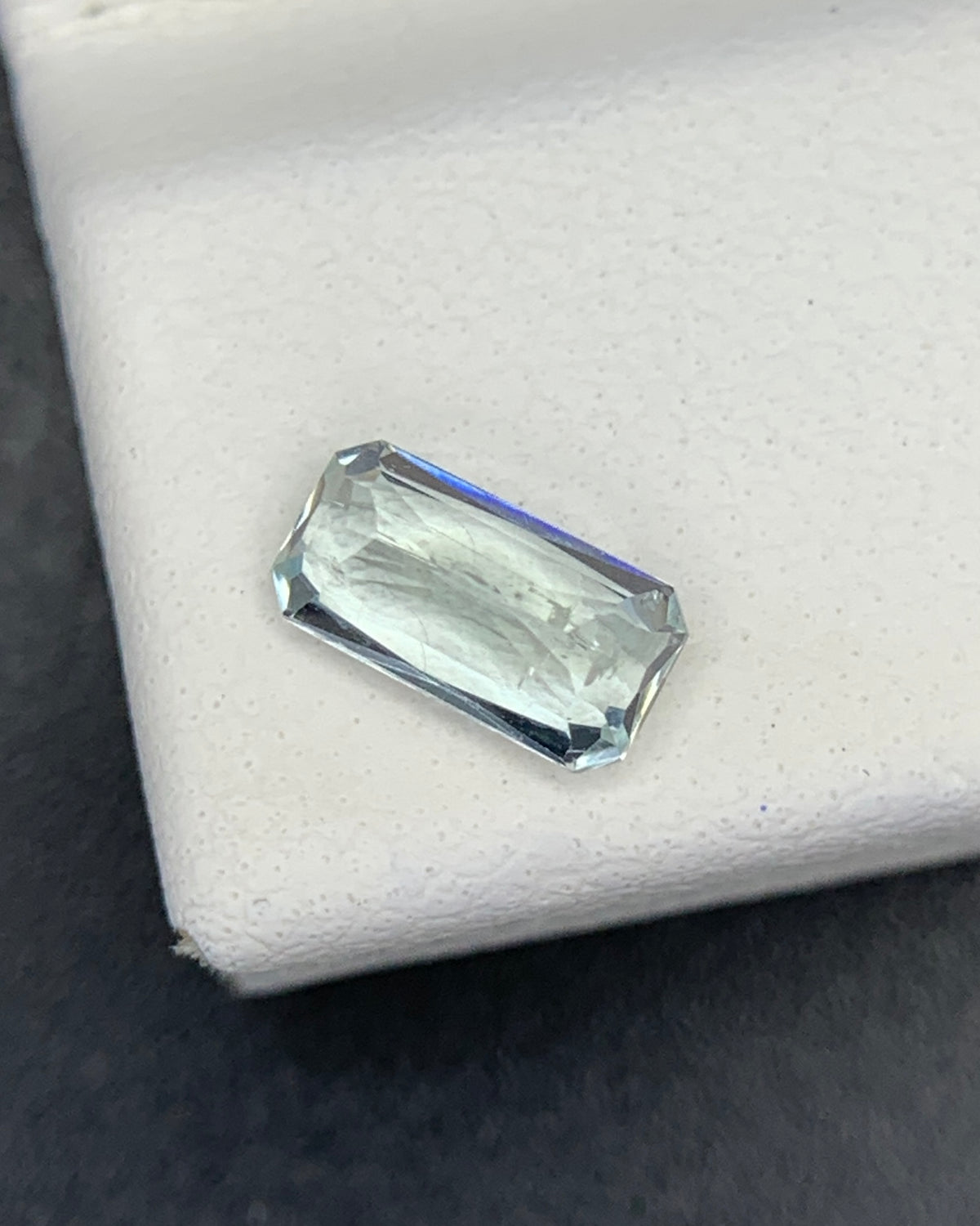 Natural Rare Jeremejevite 0.51 Carat 6.5x3.5 MM Octagon Shape Faceted Gemstone 