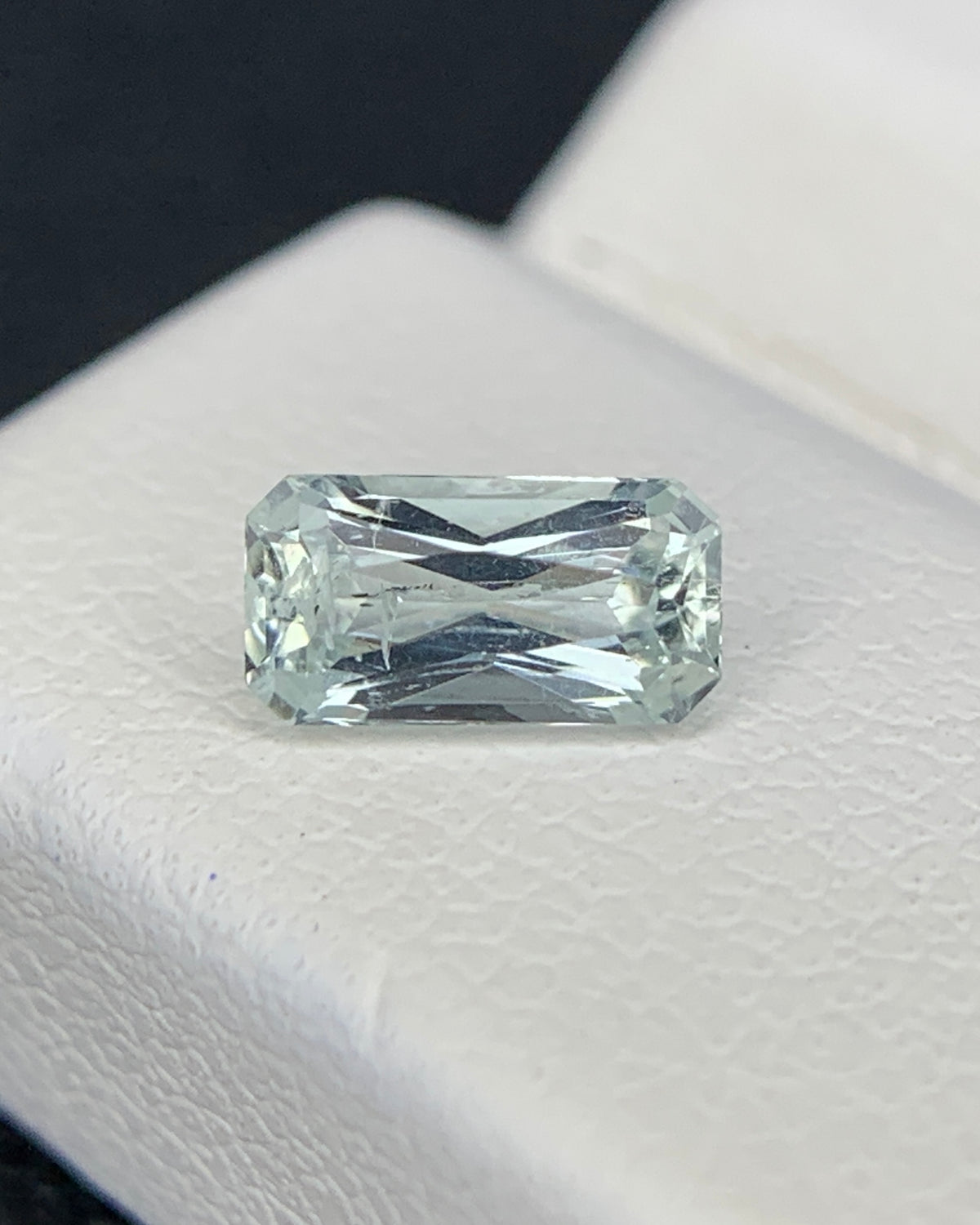 Natural Rare Jeremejevite 0.51 Carat 6.5x3.5 MM Octagon Shape Faceted Gemstone 