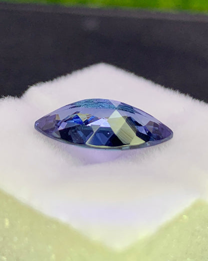 Natural Flawless Bi Color Tanzanite 2.20 Carat 13.1x6.4 MM Marquise Shape Faceted Gemstone