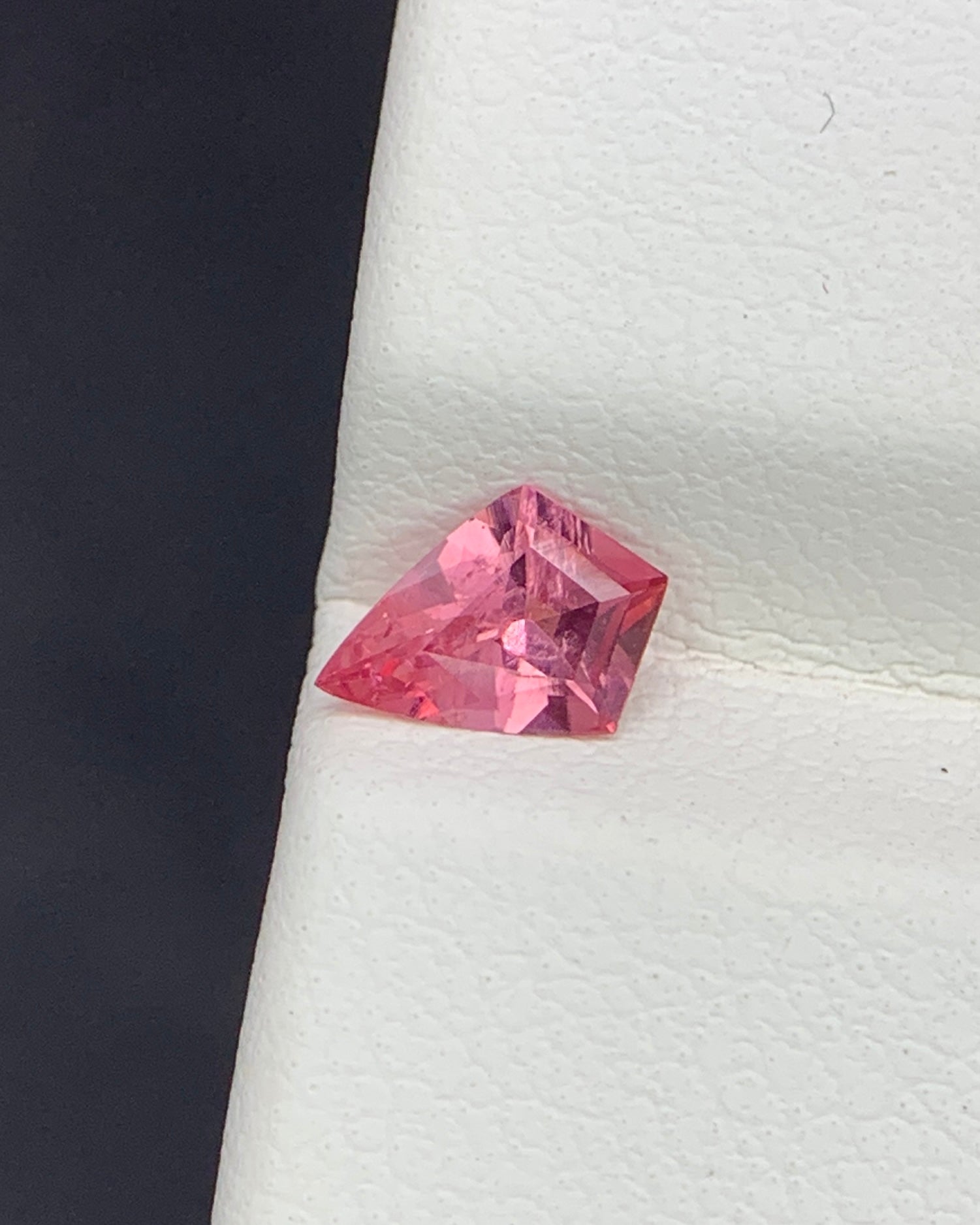 Natural Pink Spinel 0.40 Carat 6.8x4.8 MM Shield Shape Faceted Gemstone