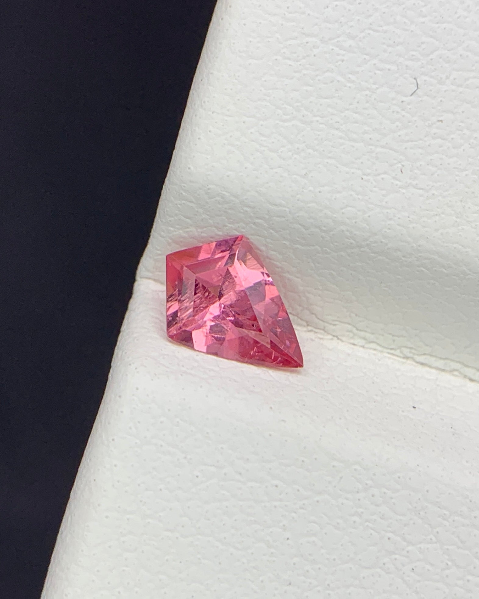 Natural Pink Spinel 0.40 Carat 6.8x4.8 MM Shield Shape Faceted Gemstone