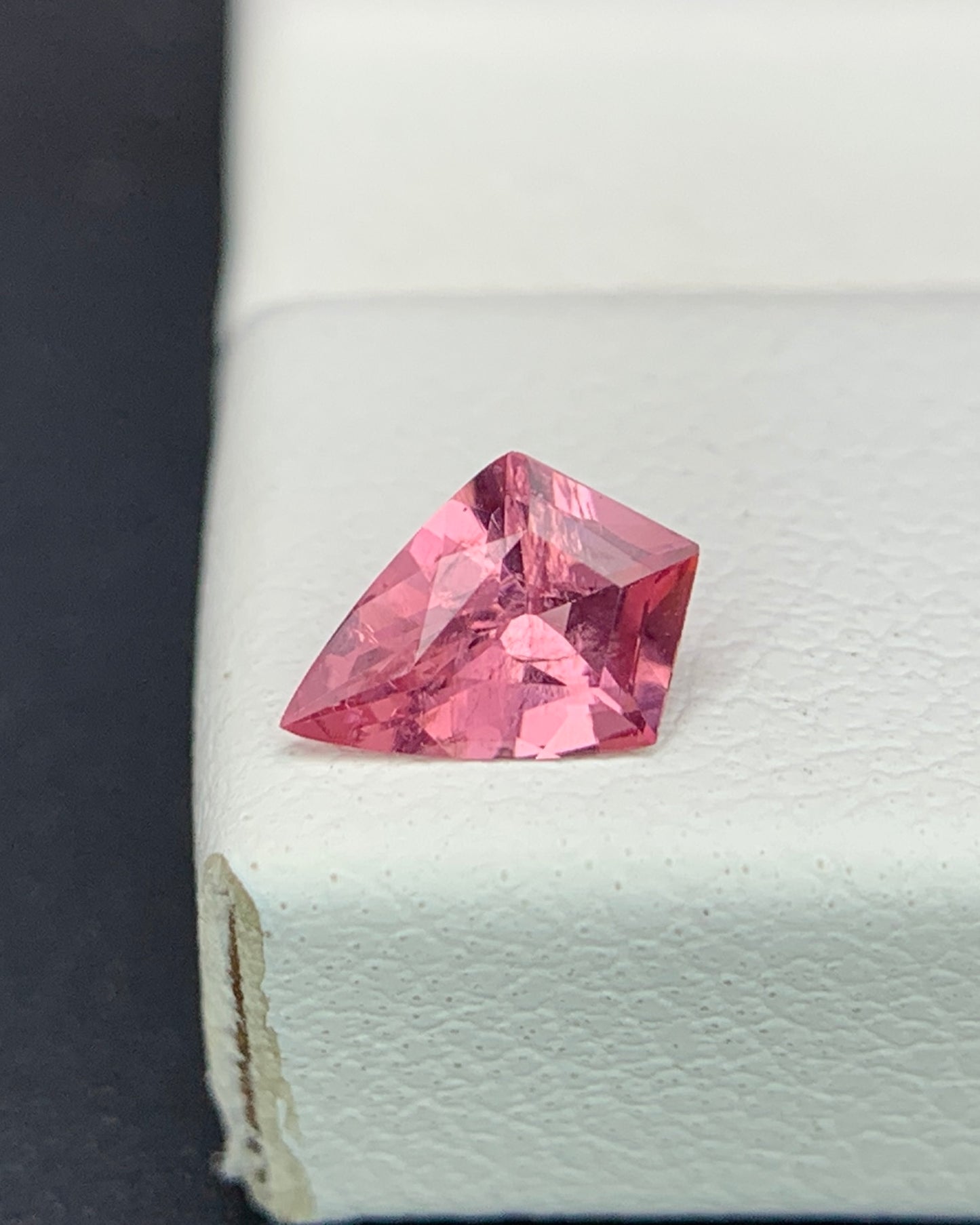 Natural Pink Spinel 0.40 Carat 6.8x4.8 MM Shield Shape Faceted Gemstone