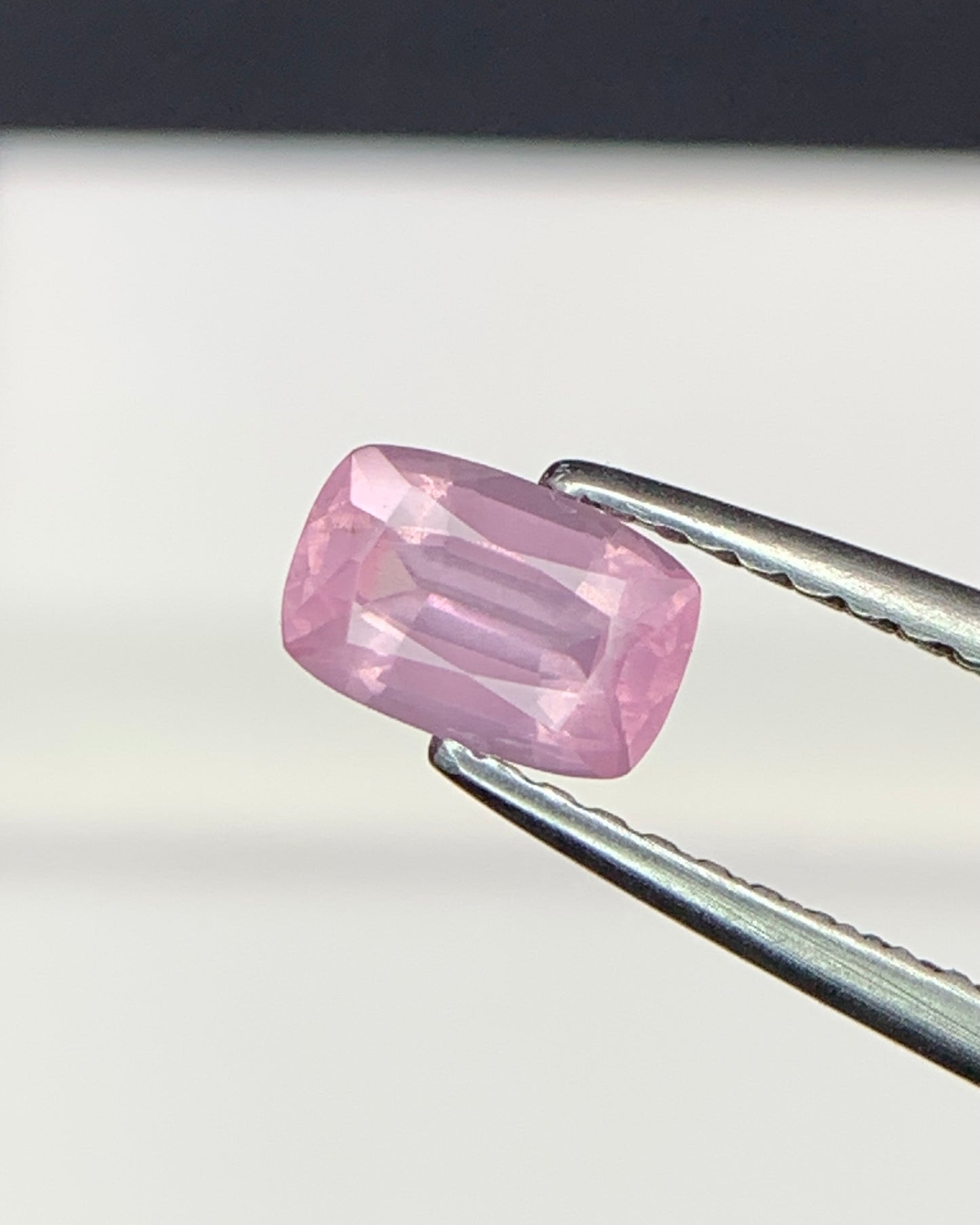 Natural Opalescent Spinel 0.56 Carat 6x4 MM Cushion Shape Faceted Gemstone 