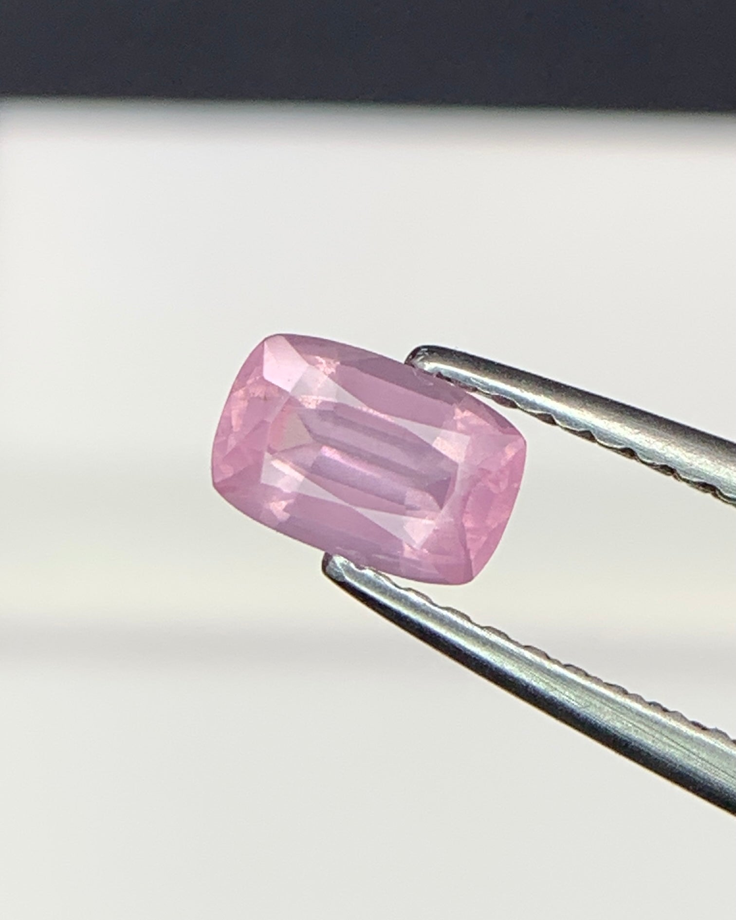 Natural Opalescent Spinel 0.56 Carat 6x4 MM Cushion Shape Faceted Gemstone 