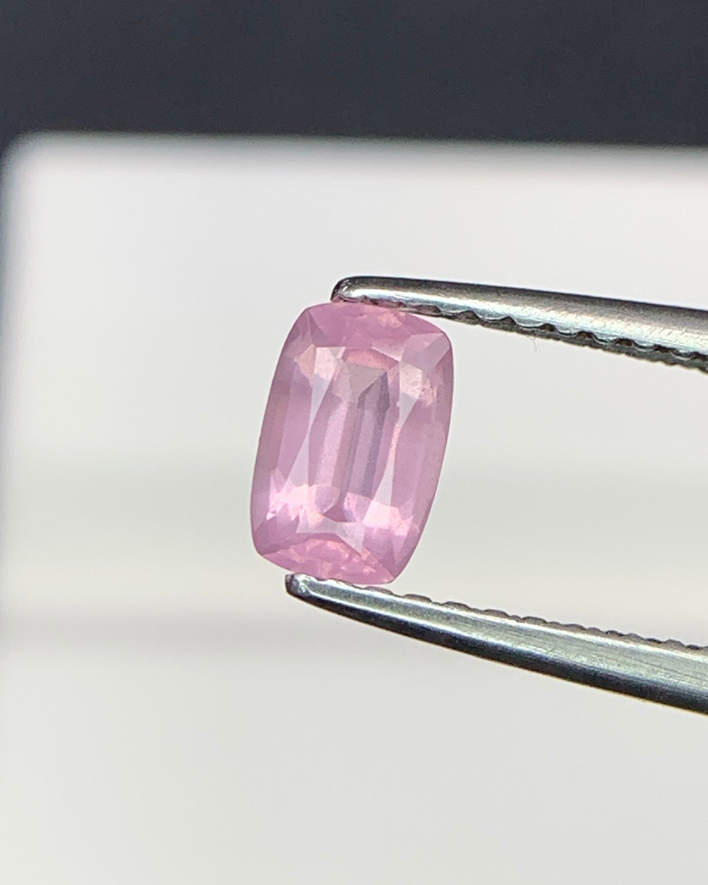 Natural Opalescent Spinel 0.56 Carat 6x4 MM Cushion Shape Faceted Gemstone 