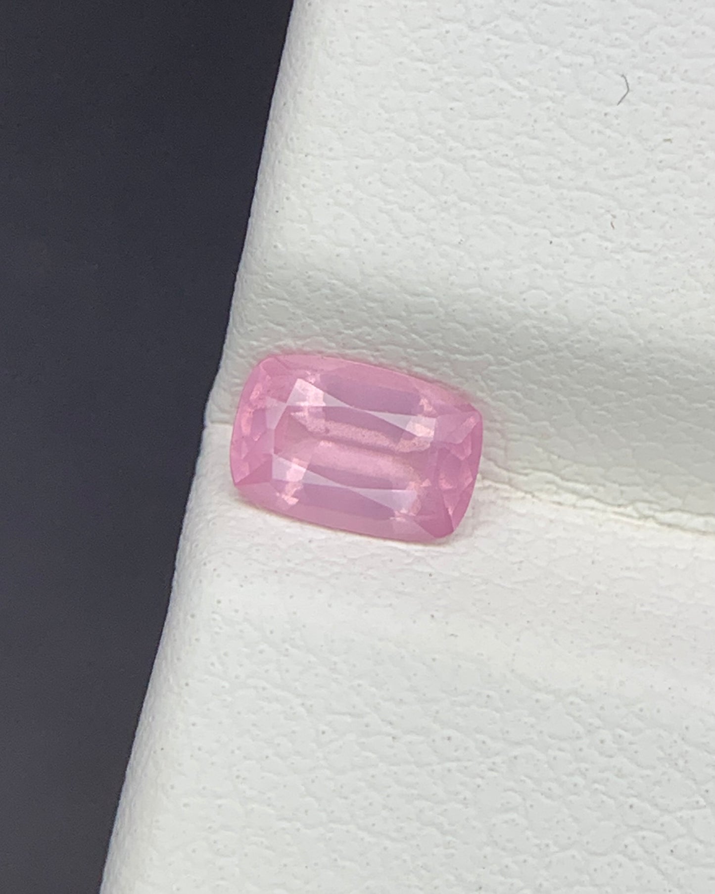 Natural Opalescent Spinel 0.56 Carat 6x4 MM Cushion Shape Faceted Gemstone 