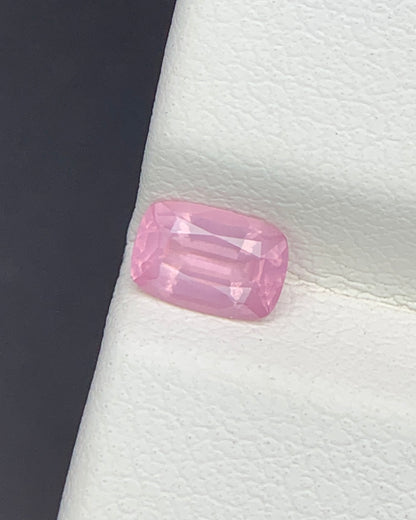 Natural Opalescent Spinel 0.56 Carat 6x4 MM Cushion Shape Faceted Gemstone 