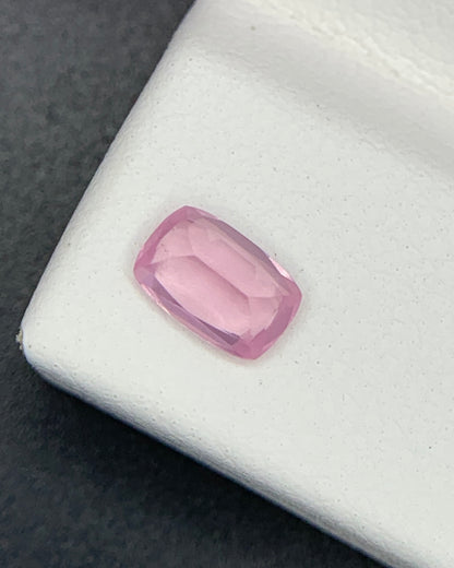 Natural Opalescent Spinel 0.56 Carat 6x4 MM Cushion Shape Faceted Gemstone 