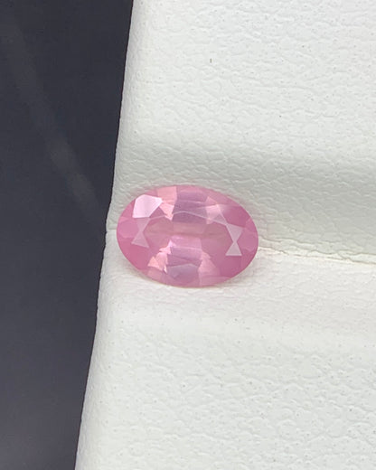Natural Opalescent Spinel 0.60 Carat 6.5x4.5 MM Oval Shape Faceted Gemstone 