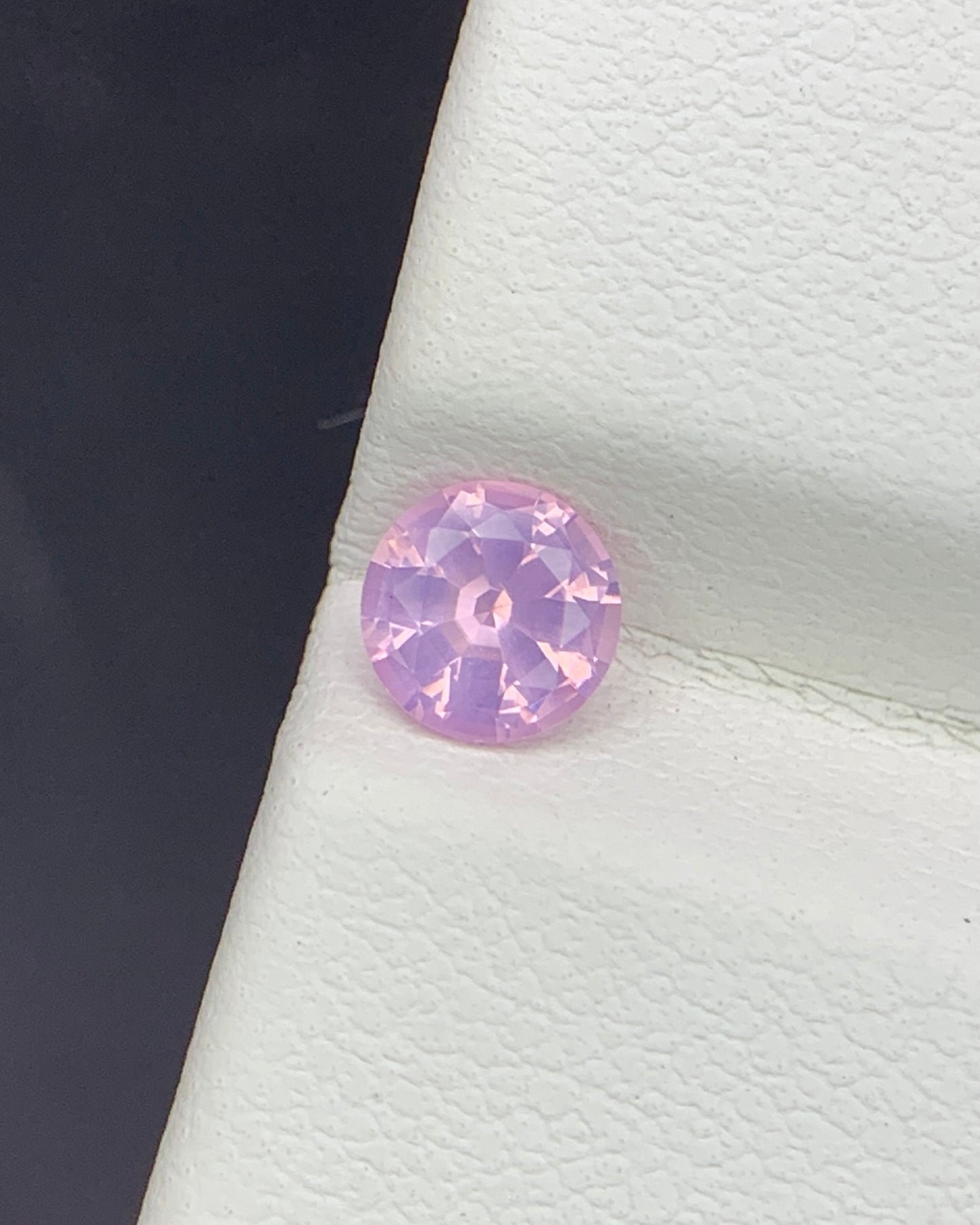 Natural Opalescent Spinel 0.51 Carat 5x5 MM Round Shape Faceted Gemstone