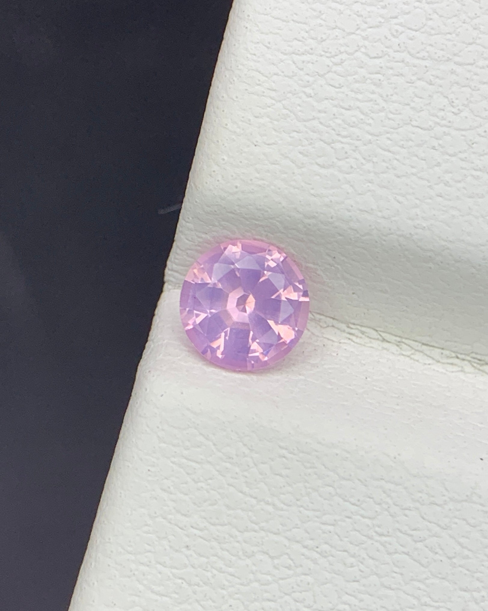 Natural Opalescent Spinel 0.51 Carat 5x5 MM Round Shape Faceted Gemstone