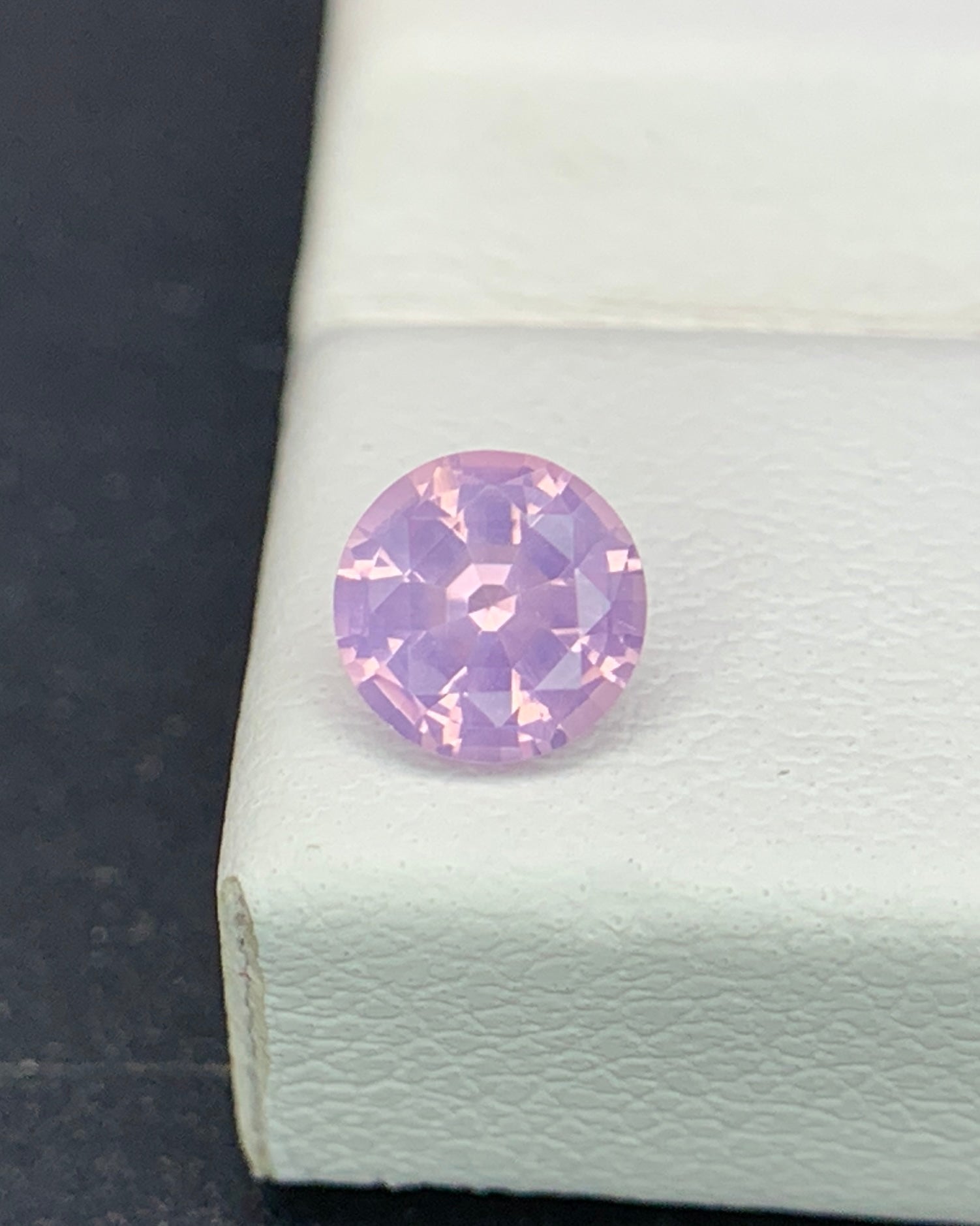 Natural Opalescent Spinel 0.51 Carat 5x5 MM Round Shape Faceted Gemstone