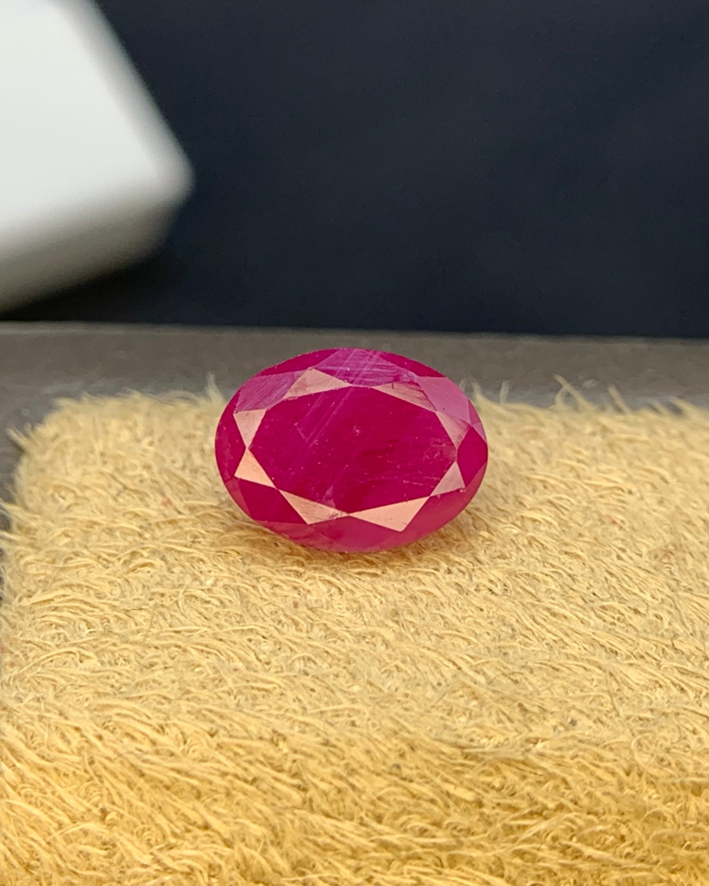Natural Ruby 1.68 Carat 8x6 MM Oval Shape Faceted Gemstone  
