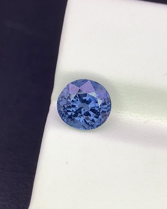 Natural Cobalt Blue Spinel 3.01 Carat 8.1x7.5 MM Fancy Shape Faceted Gemstone