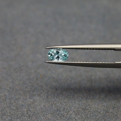 Natural Paraiba Tourmaline 0.45 Carat 6.3x4.3 MM Oval Shape Faceted Gemstone