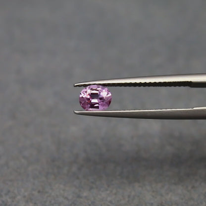 Natural Pink Sapphire 0.75 Carat 5.8x5 MM Oval Shape Faceted Gemstone