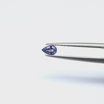 Natural Umba Sapphire 0.38 Carat 5.8x3.9 MM Pear Shape Faceted Gemstone