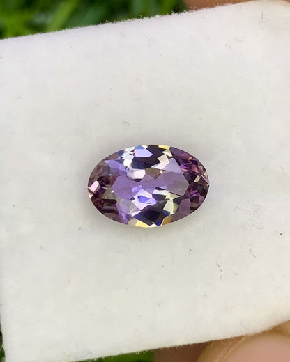 Natural Unheated Bi-Color Tanzanite 1.22 Carat 9x6 MM Oval Shape Faceted Gemstone