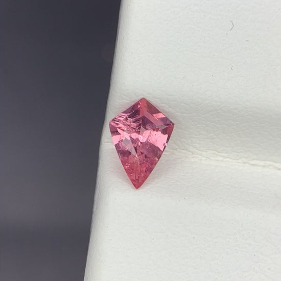 Natural Pink Spinel 0.40 Carat 6.8x4.8 MM Shield Shape Faceted Gemstone