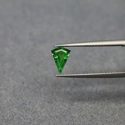 Natural Tsavorite Garnet 0.60 Carat 8.5x6 MM Fancy Shape Faceted Gemstone