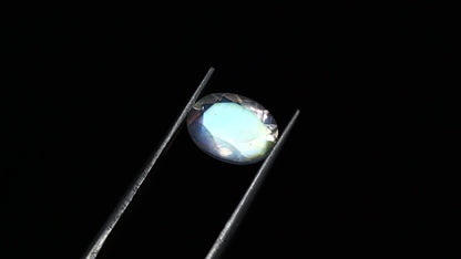 Natural Flawless Multi-Fire  Rainbow Moonstone 1.66 Carat 9x7 MM Oval Shape Faceted Gemstone