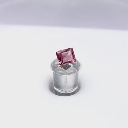 Natural Pink Tourmaline 0.85 Carat 6x5 MM Octagon Shape Faceted Gemstone