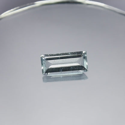 Natural Aquamarine 5.54 Carat 18.5x8.5 MM Baugette Shape Faceted Gemstone