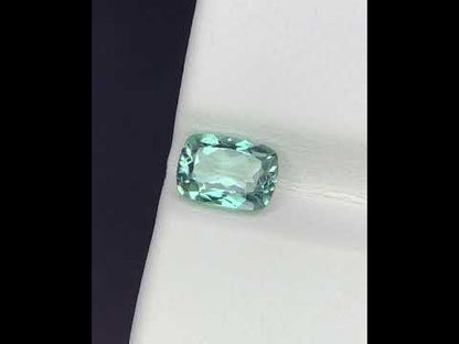 Natural Indicolite Tourmaline 1.00 Carat 7x5 MM Cushion Shape Faceted Gemstone