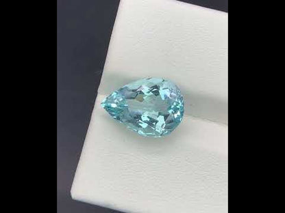 Natural Green Beryl 3.80 Carat 12.8x9 MM Pear Shape Faceted Gemstone
