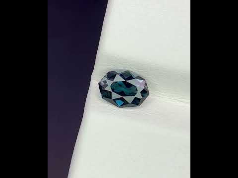 Natural Blue Tourmaline 0.54 Carat 6.4x4.7 MM Fancy Shape Faceted Gemstone