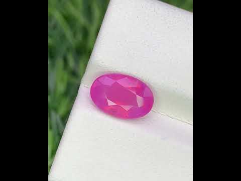 Natural Pink Mahenge Opalescent Spinel 2.52 Carat 10.2x6.8 MM Oval Shape Faceted Gemstone