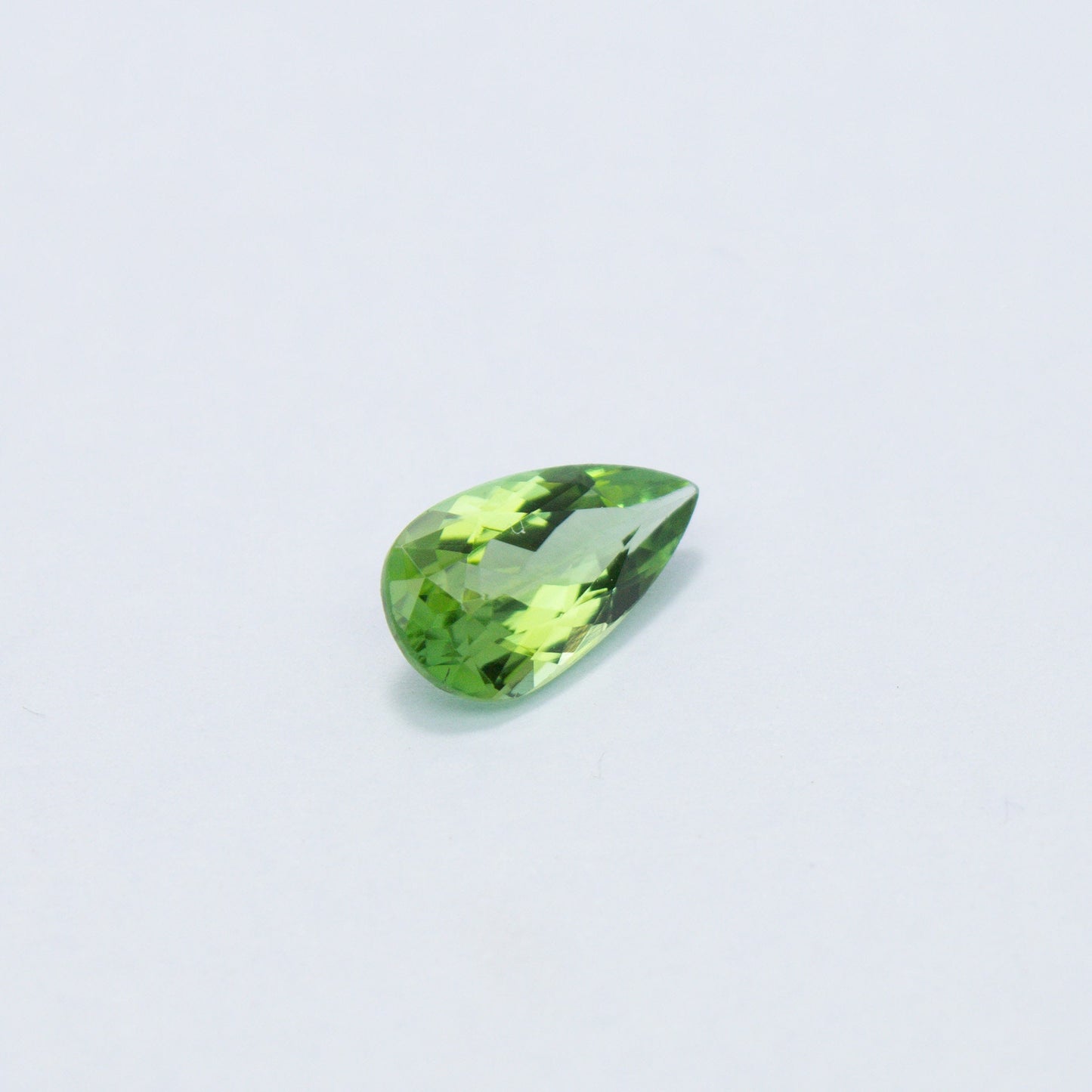 Natural Green Tourmaline 1.46 Carat 11x6 MM Pear Shape Faceted Gemstone