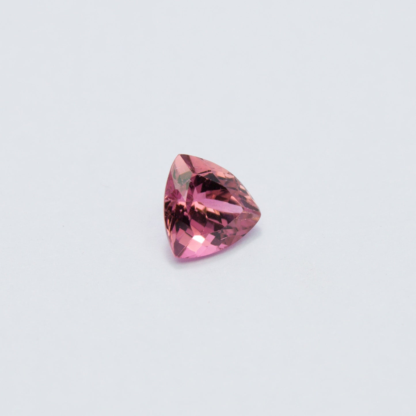 Natural Pink Tourmaline 1.31 Carat 7x7 MM Trillion Shape Faceted gemstone