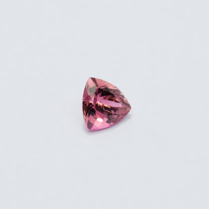 Natural Pink Tourmaline 1.31 Carat 7x7 MM Trillion Shape Faceted gemstone