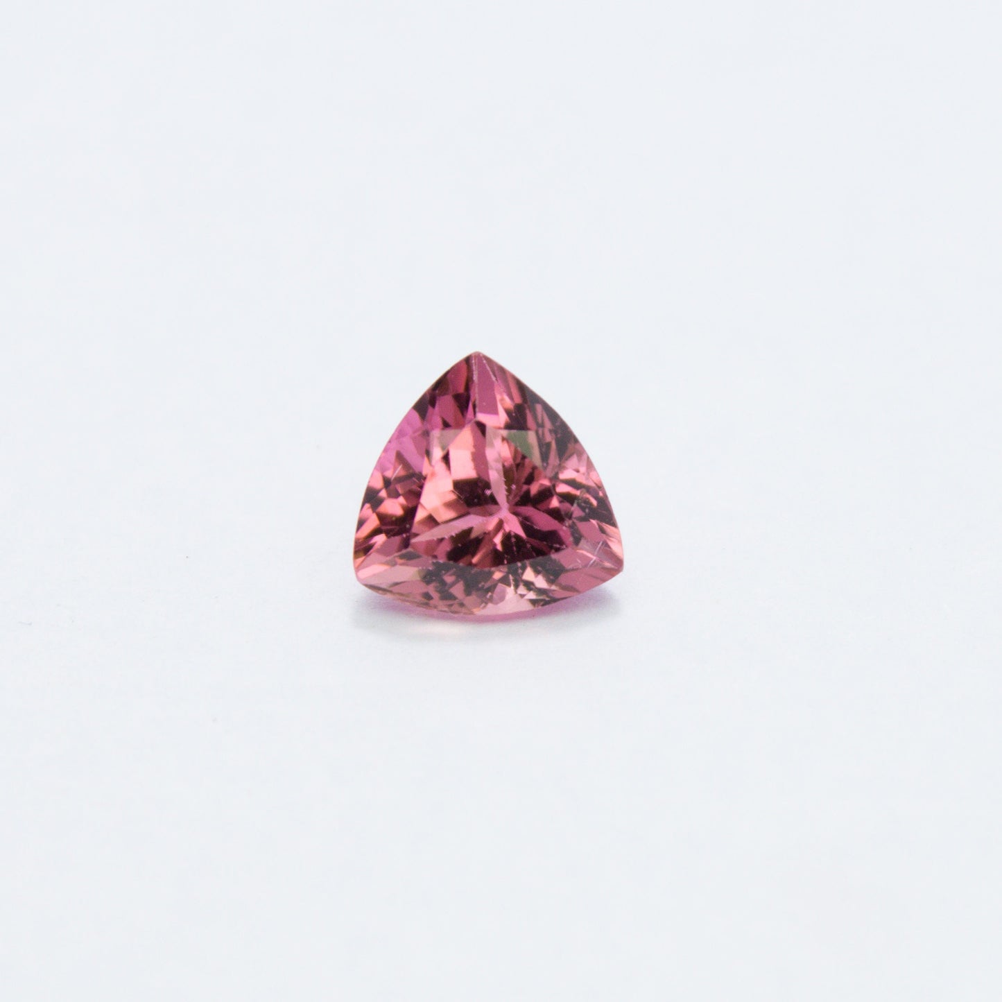 Natural Pink Tourmaline 1.31 Carat 7x7 MM Trillion Shape Faceted gemstone