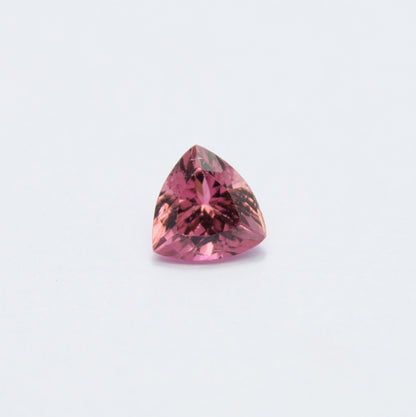 Natural Pink Tourmaline 1.31 Carat 7x7 MM Trillion Shape Faceted gemstone