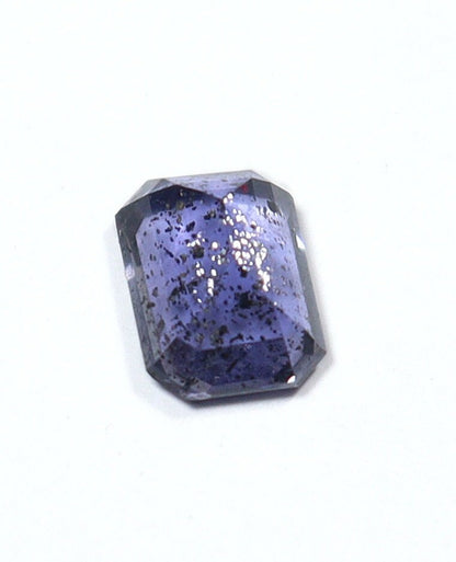 Natural Iolite Sunstone 0.84 Carat 7x5 MM Octagon Shape Faceted Gemstone