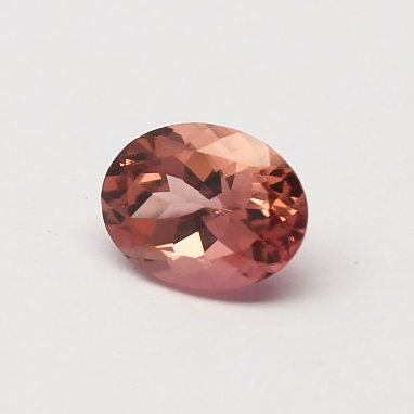 Natural Pink Tourmaline 1.36 Carat 8x6 MM Oval Shape Faceted Gemstone