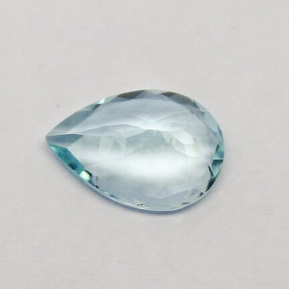 Natural Aquamarine 1.51 Carat 10x7 MM Pear Shape Faceted Gemstone