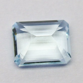 Natural Aquamarine 3.10 Carat 10x8 MM Octagon Shape Faceted Gemstone