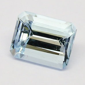 Natural Aquamarine 3.42 Carat 10x8 MM Octagon Shape Faceted Gemstone