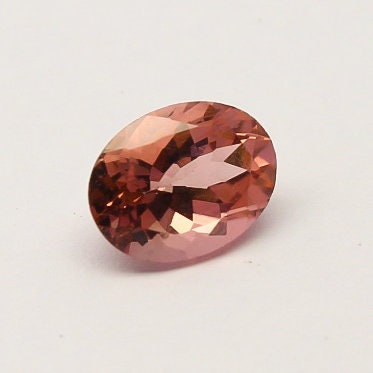 Natural Pink Tourmaline 1.36 Carat 8x6 MM Oval Shape Faceted Gemstone