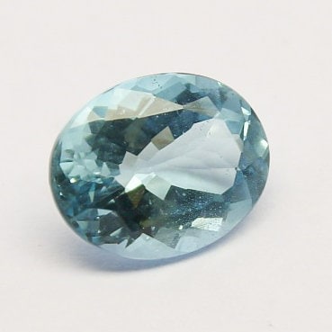 Natural Aquamarine 2.40 Carat 10x8 MM Oval Shape Faceted Gemstone