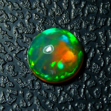 Natural Ethiopian Opal 0.83 Carat 7x7 MM Round Shape Cabochon Gemstone